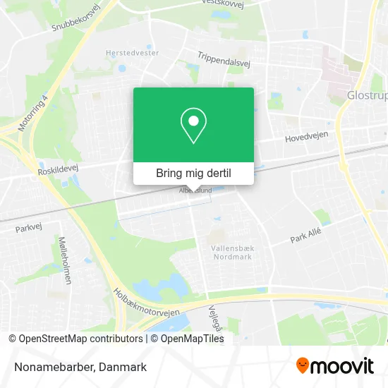 Nonamebarber kort