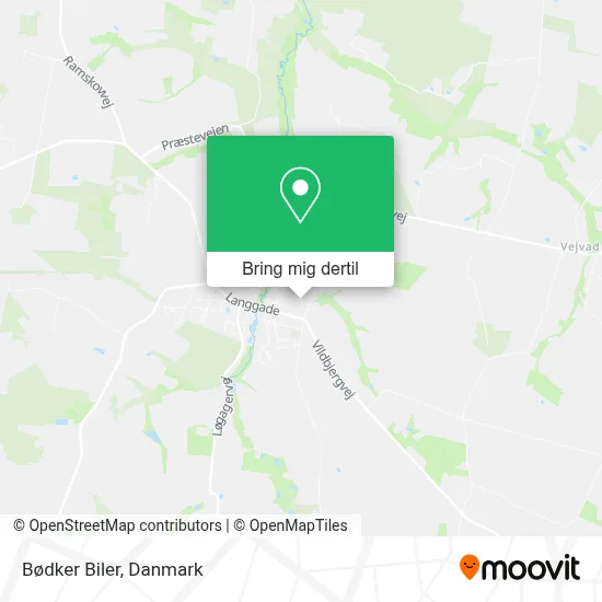 Bødker Biler kort