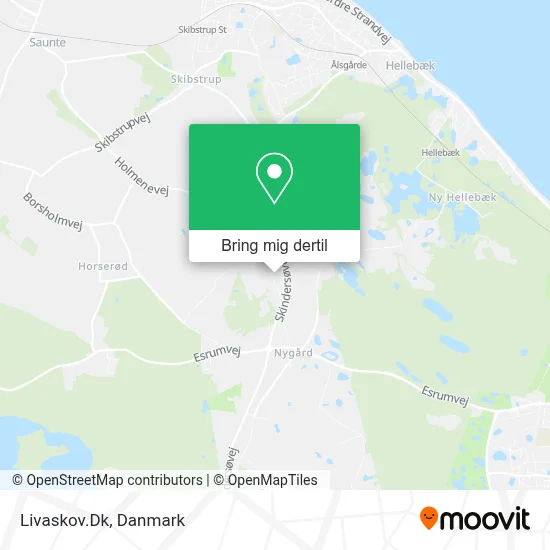 Livaskov.Dk kort