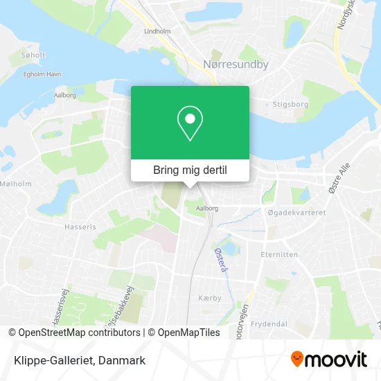 Klippe-Galleriet kort