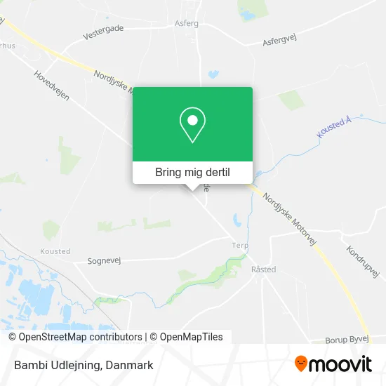 Bambi Udlejning kort