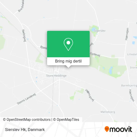 Sierslev Hk kort