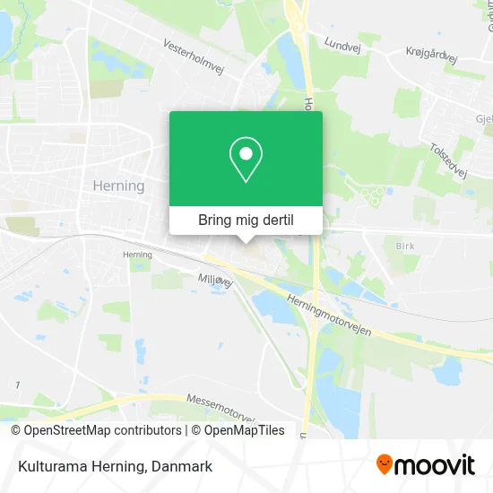Kulturama Herning kort