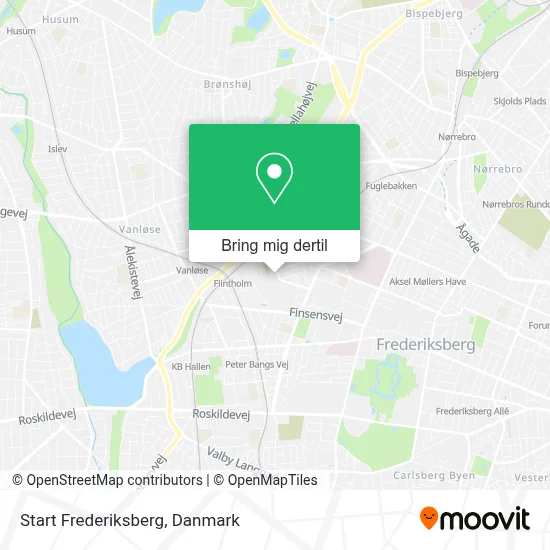 Start Frederiksberg kort