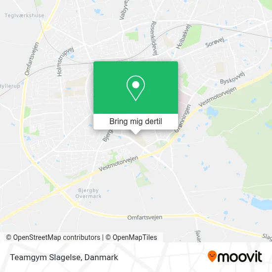 Teamgym Slagelse kort