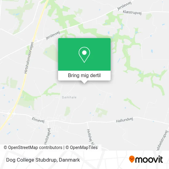 Dog College Stubdrup kort