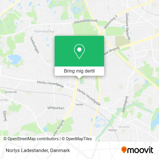 Norlys Ladestander kort