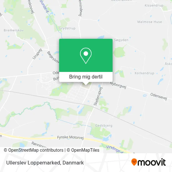 Ullerslev Loppemarked kort