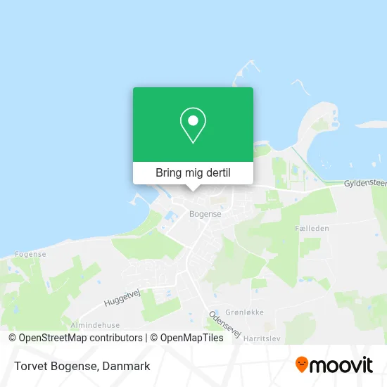 Torvet Bogense kort