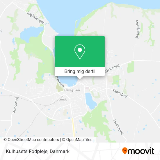Kulhusets Fodpleje kort