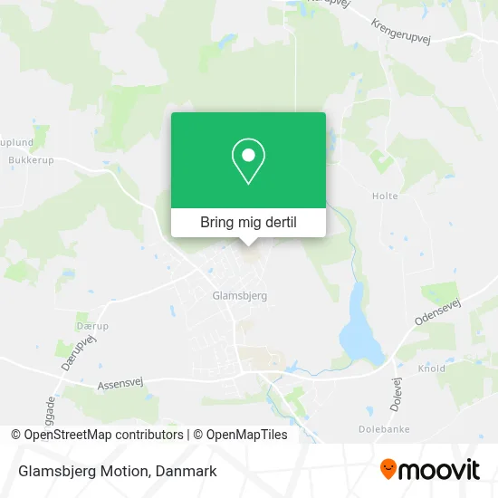 Glamsbjerg Motion kort
