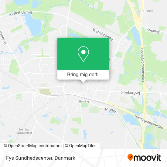 Fys Sundhedscenter kort