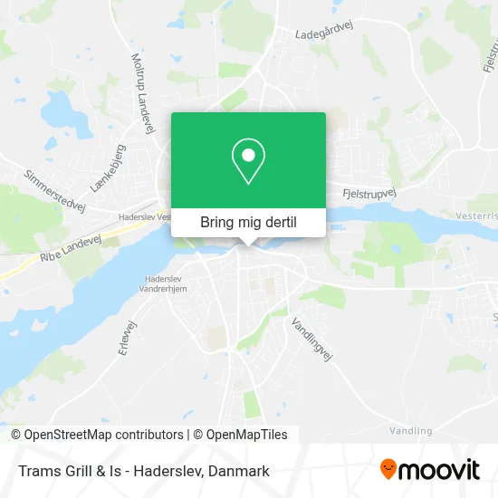 Trams Grill & Is - Haderslev kort