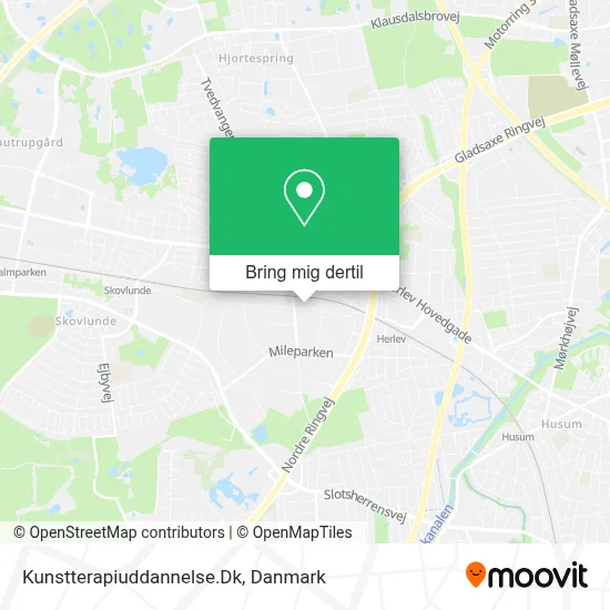 Kunstterapiuddannelse.Dk kort