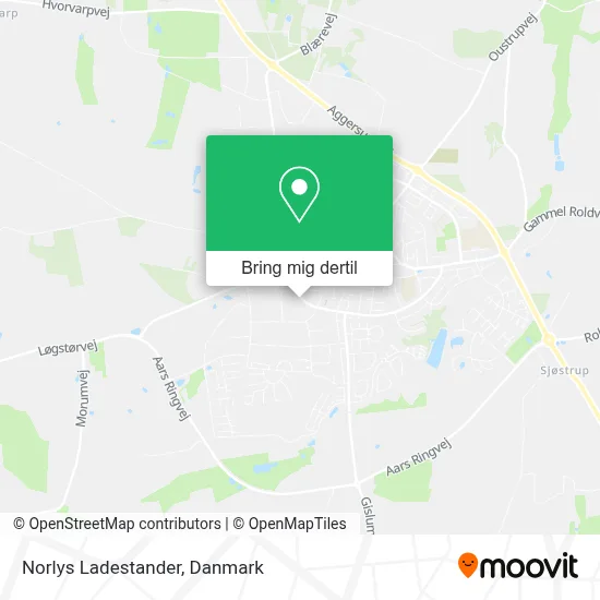 Norlys Ladestander kort