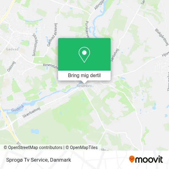 Sprogø Tv Service kort
