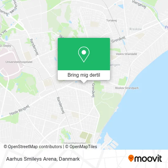 Aarhus Smileys Arena kort