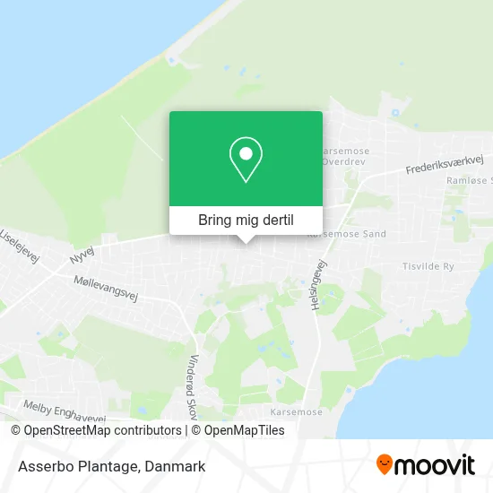Asserbo Plantage kort