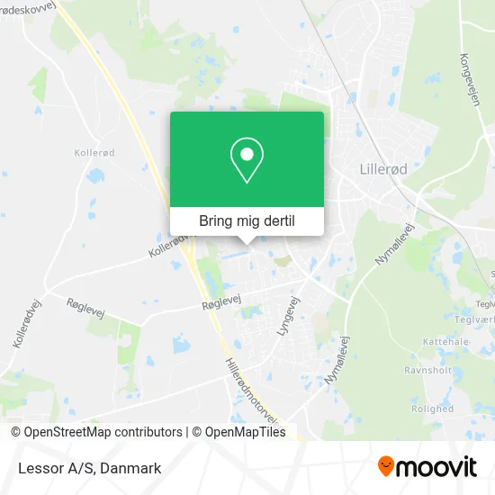 Lessor A/S kort
