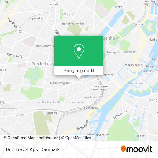 Due Travel Aps kort
