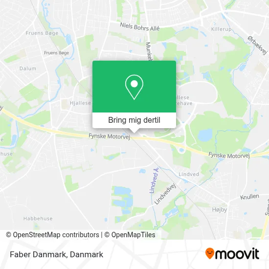 Faber Danmark kort