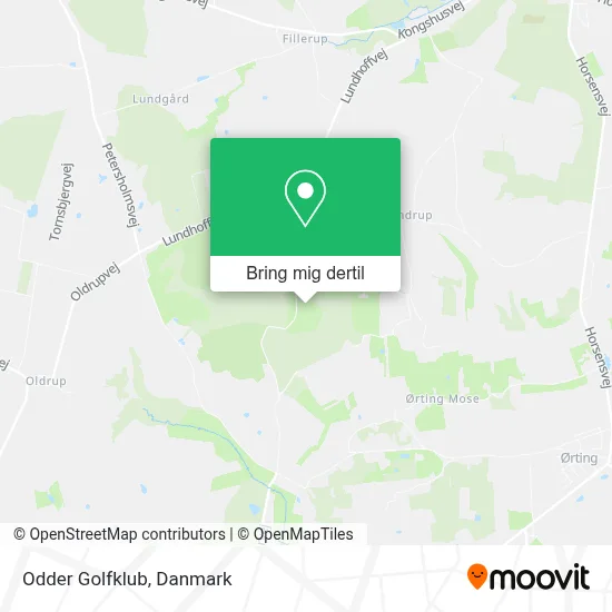 Odder Golfklub kort