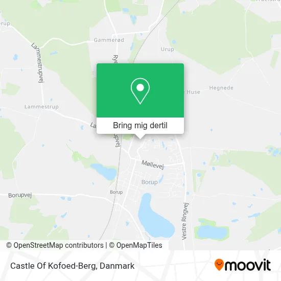 Castle Of Kofoed-Berg kort