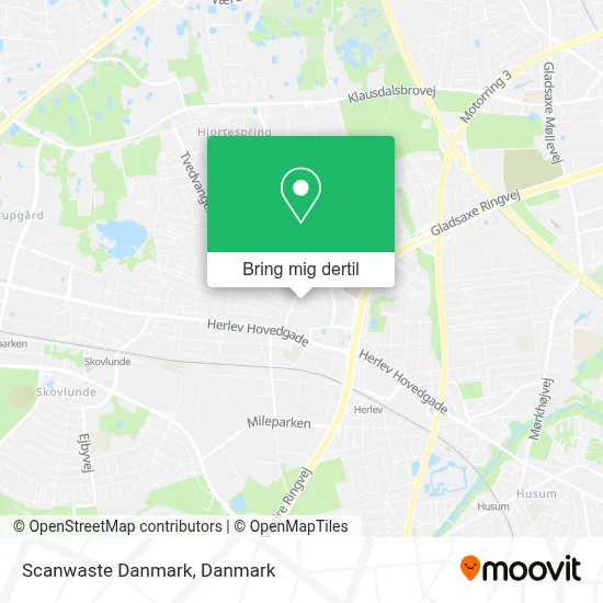 Scanwaste Danmark kort