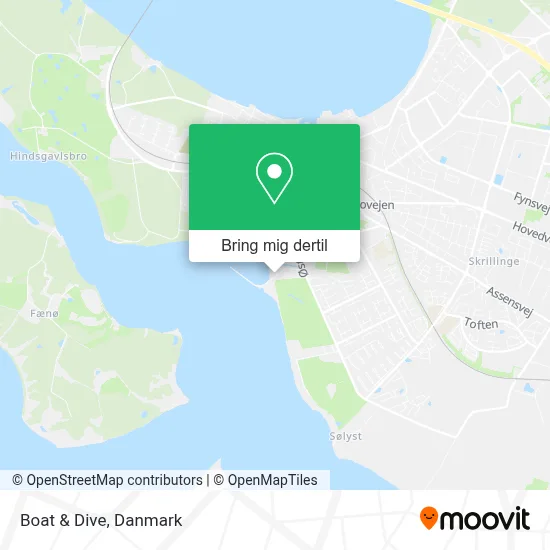 Boat & Dive kort