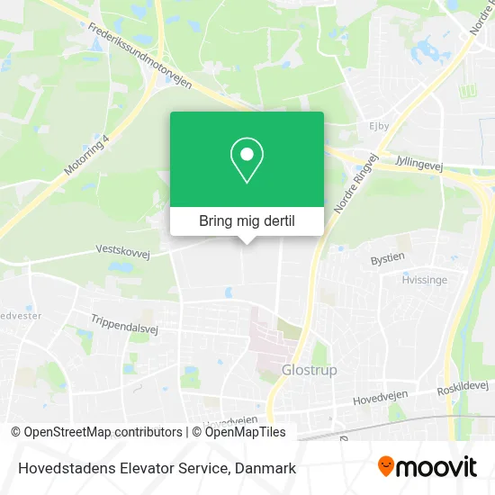 Hovedstadens Elevator Service kort