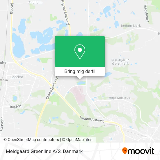 Meldgaard Greenline A/S kort
