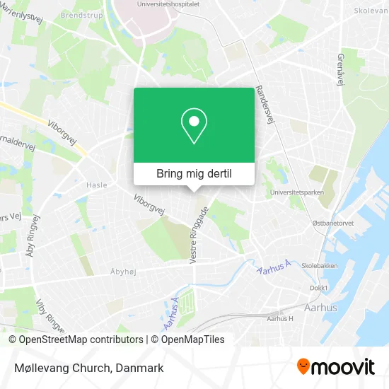Møllevang Church kort