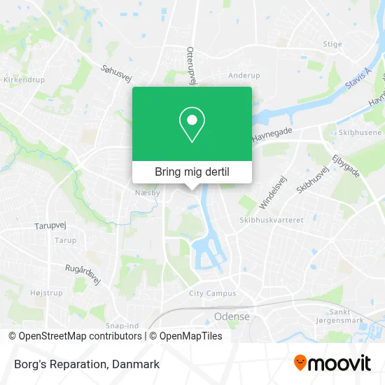 Borg's Reparation kort