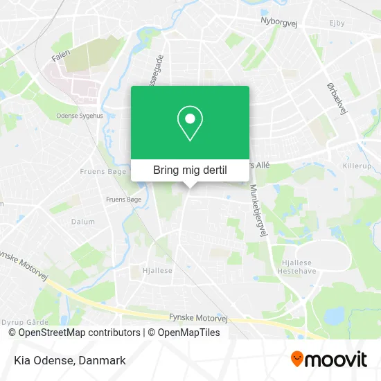 Kia Odense kort