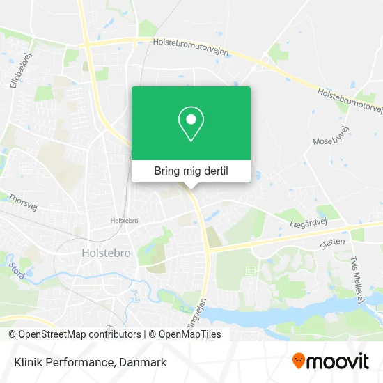 Klinik Performance kort
