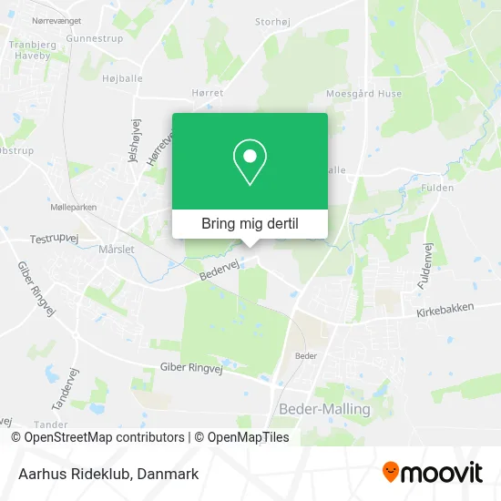 Aarhus Rideklub kort