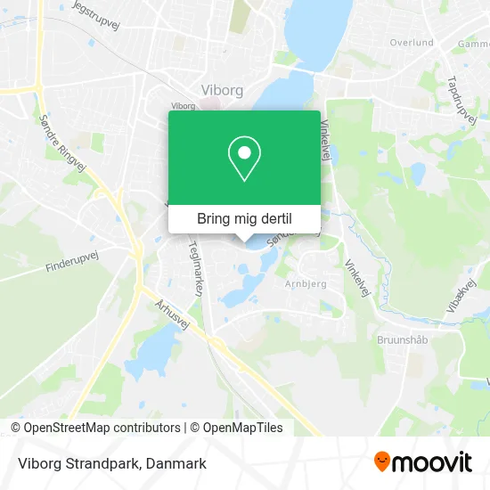Viborg Strandpark kort