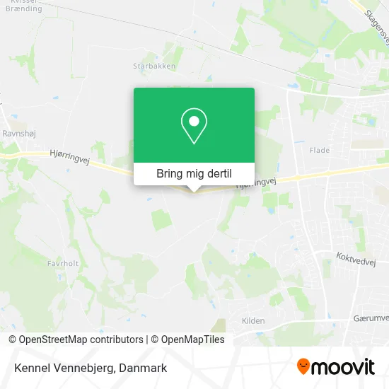 Kennel Vennebjerg kort