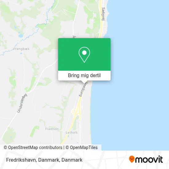 Fredrikshavn, Danmark kort
