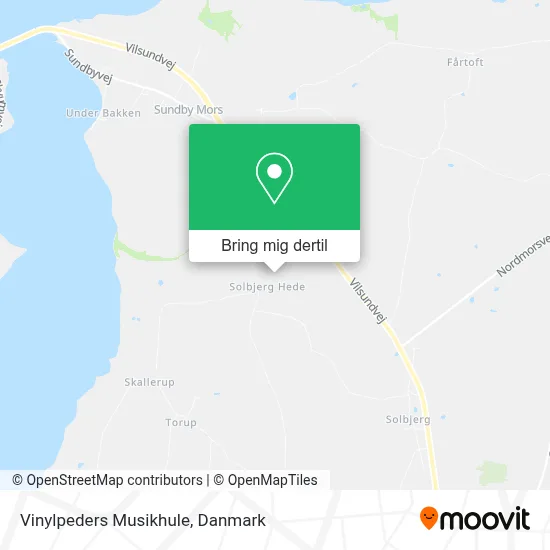 Vinylpeders Musikhule kort