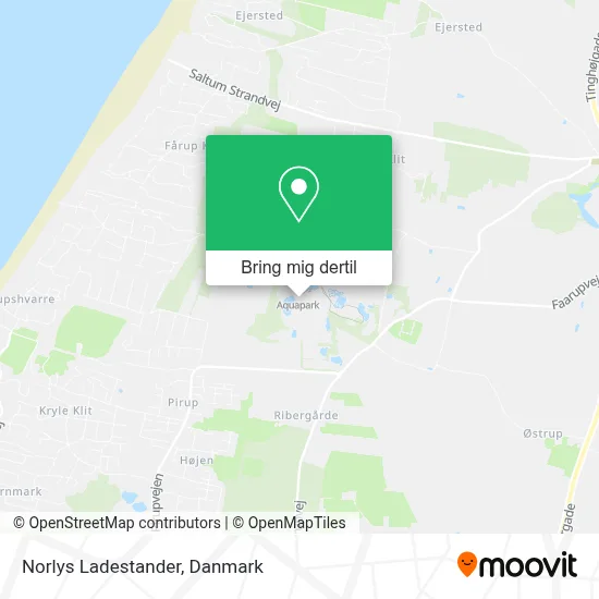 Norlys Ladestander kort