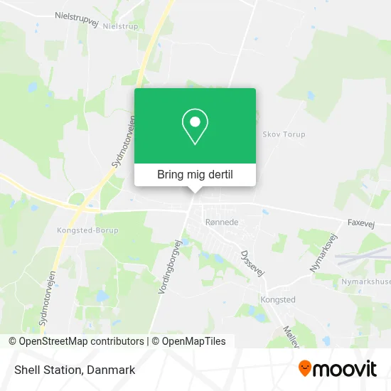 Shell Station kort