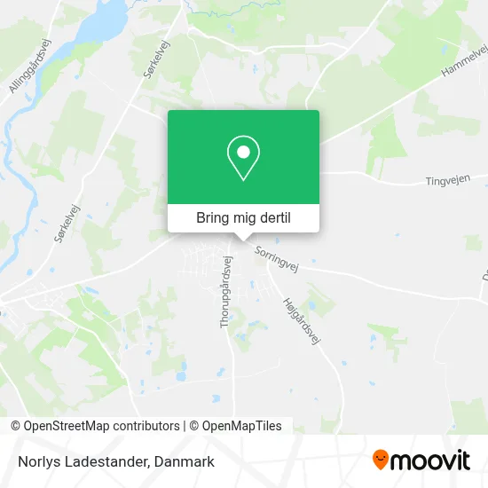Norlys Ladestander kort