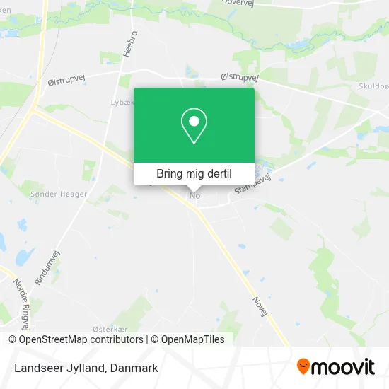 Landseer Jylland kort