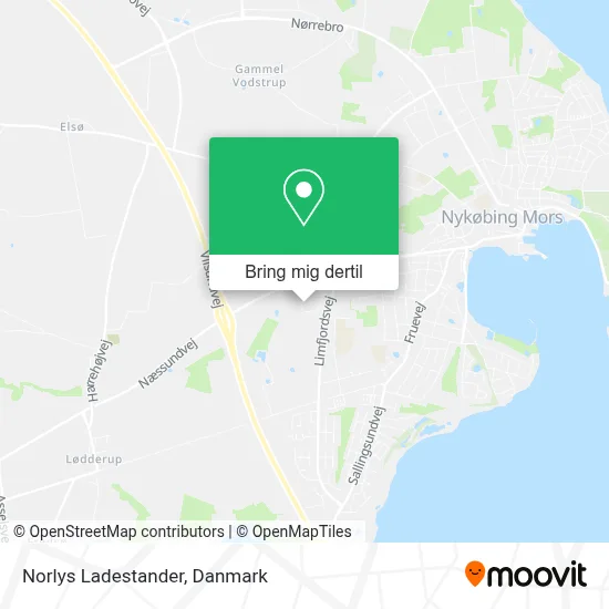 Norlys Ladestander kort