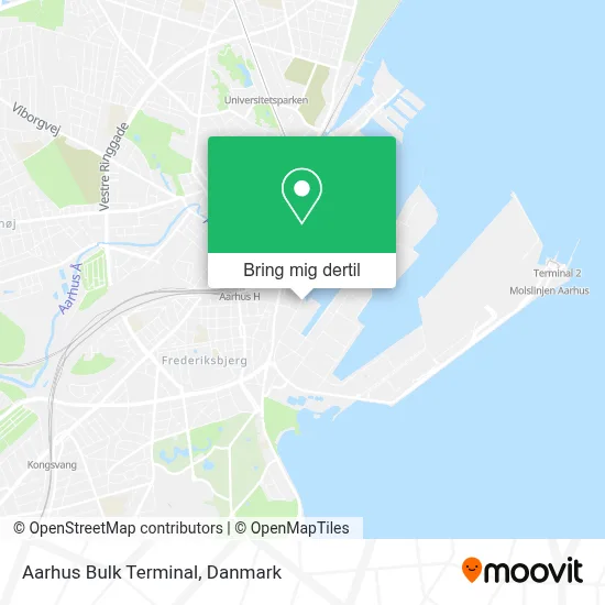 Aarhus Bulk Terminal kort