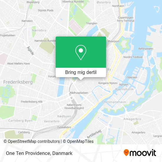 One Ten Providence kort