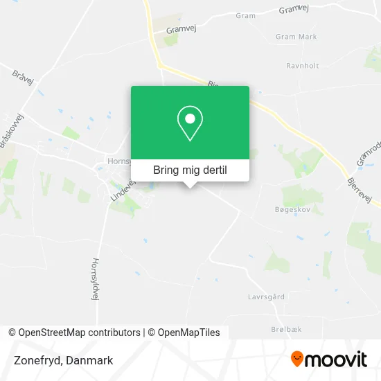 Zonefryd kort
