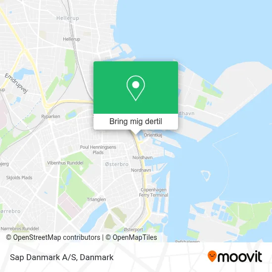Sap Danmark A/S kort
