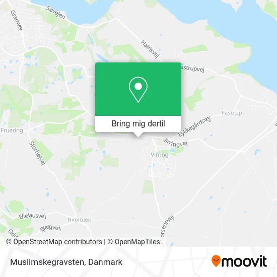 Muslimskegravsten kort